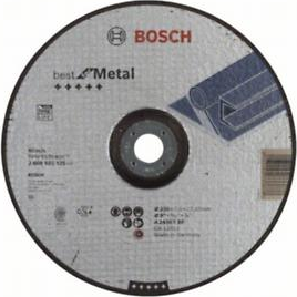 Шлифовальный круг по металлу BOSCH 230х7х22.2 мм A2430T-BF Best for Metal [2608603535]