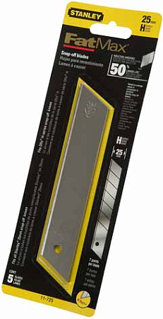 Лезвие для ножа STANLEY "FatMax®" ширина 25 мм, упаковка 5 шт. 0-11-725 [0-11-725]
